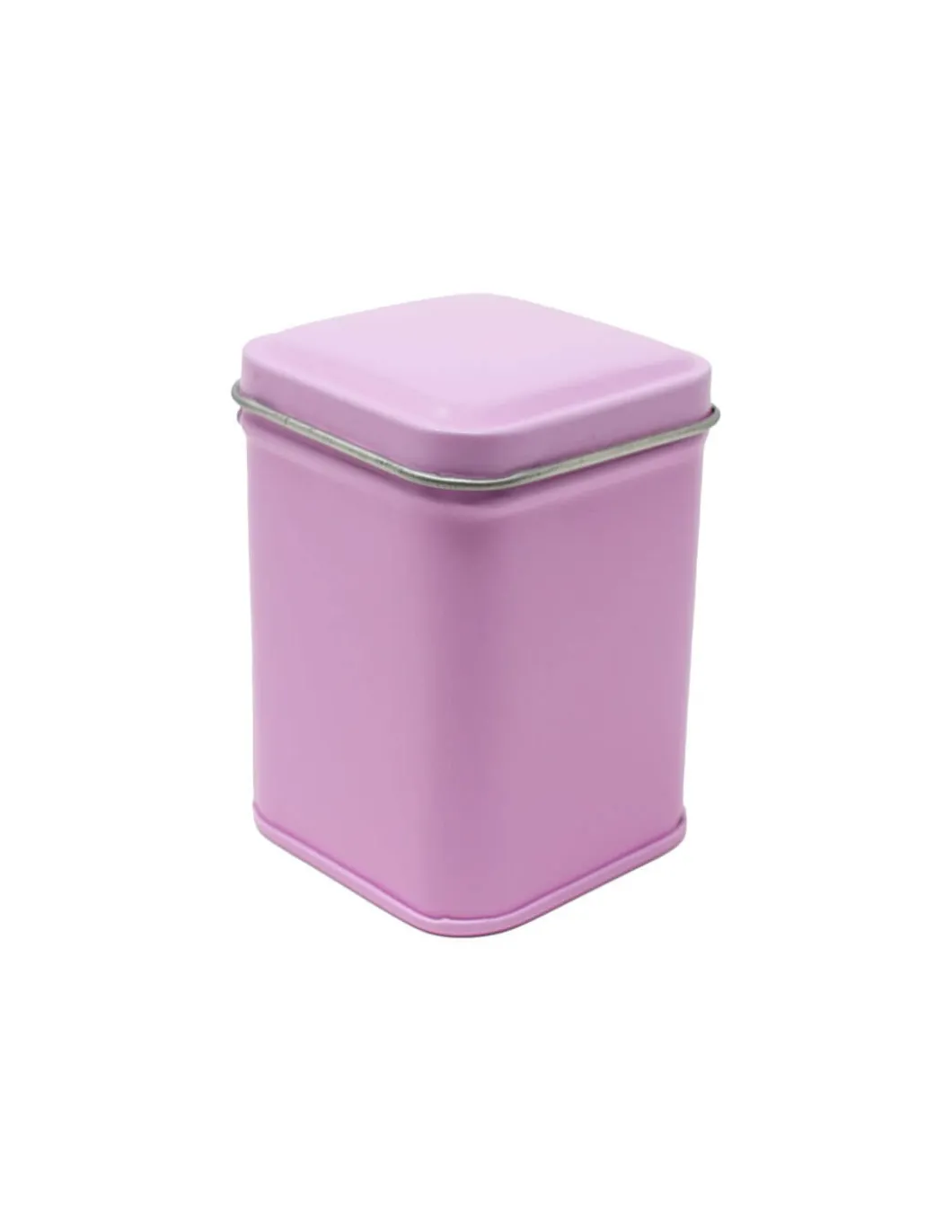 Barattolo Quadrato Rosa Da 25 Grammi