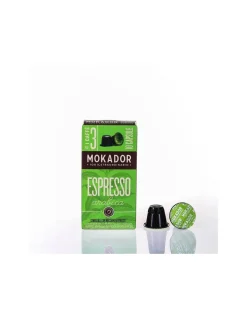 10 Capsule Caffè Arabica Mokador Compatiblie Sistema Nespresso