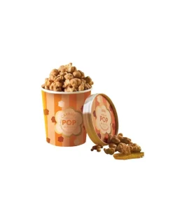 Chocolate Pop Caramello - Pop Corn Caramellati Ricoperti Di Cioccolato Bianco Al Caramello Salato.