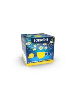 Cialde Camomilla e Melatonina Borbone - 18 Pezzi per Relax e Sonno Migliorato