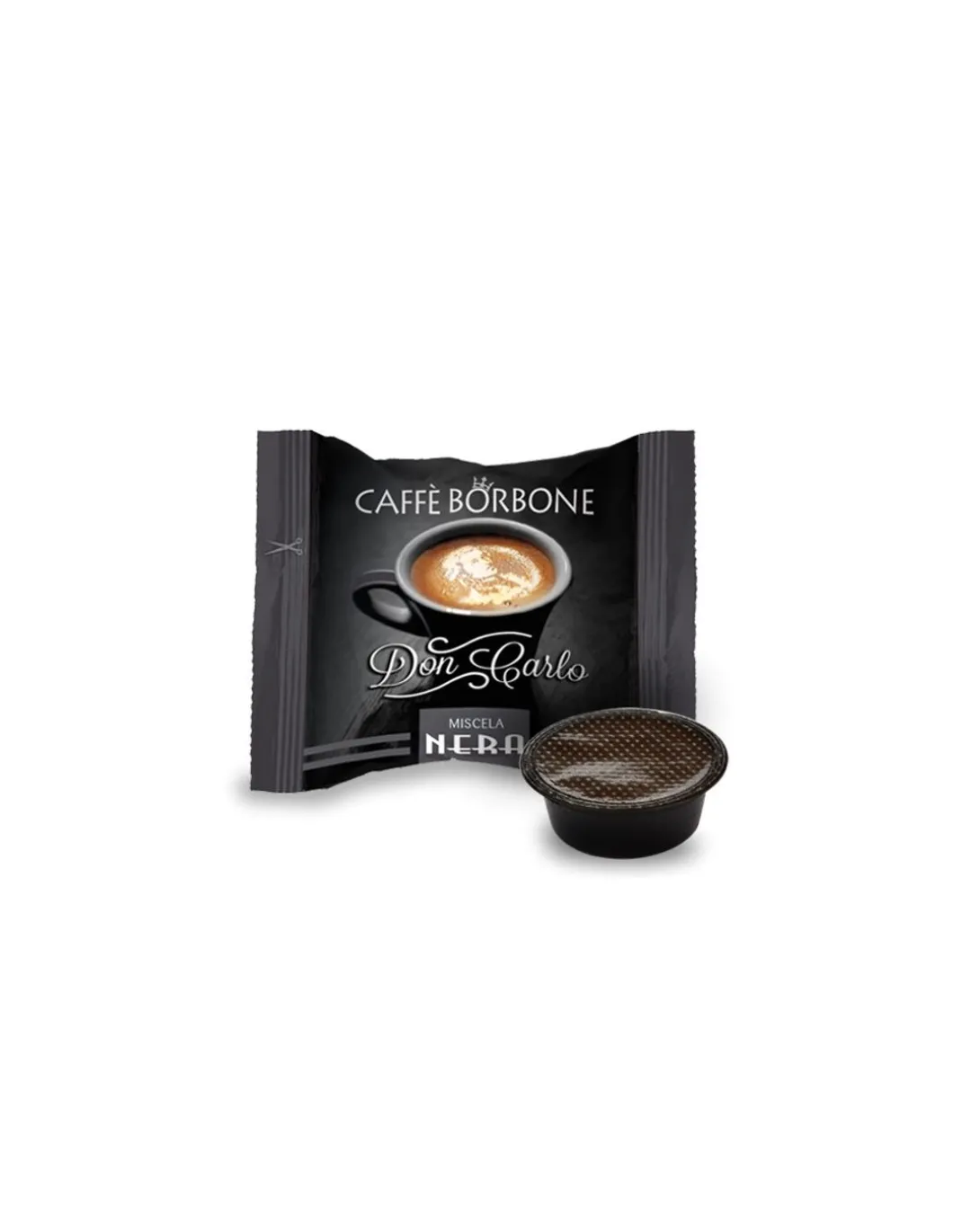 Nera Don Carlo 50 Capsule Borbone Compatibili A Modo Mio