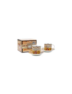 Set Di 2 Tazzine Da Caffè Con Piattino