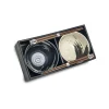Set Di Ciotole Black And White Con Bacchette