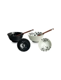 Set Di Ciotole Blossom Con Bacchette