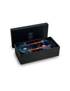 Set Giapponese Per Udon Hana Blue