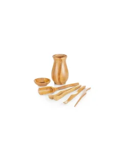 Set Utensili Legno Gong Fu Cha