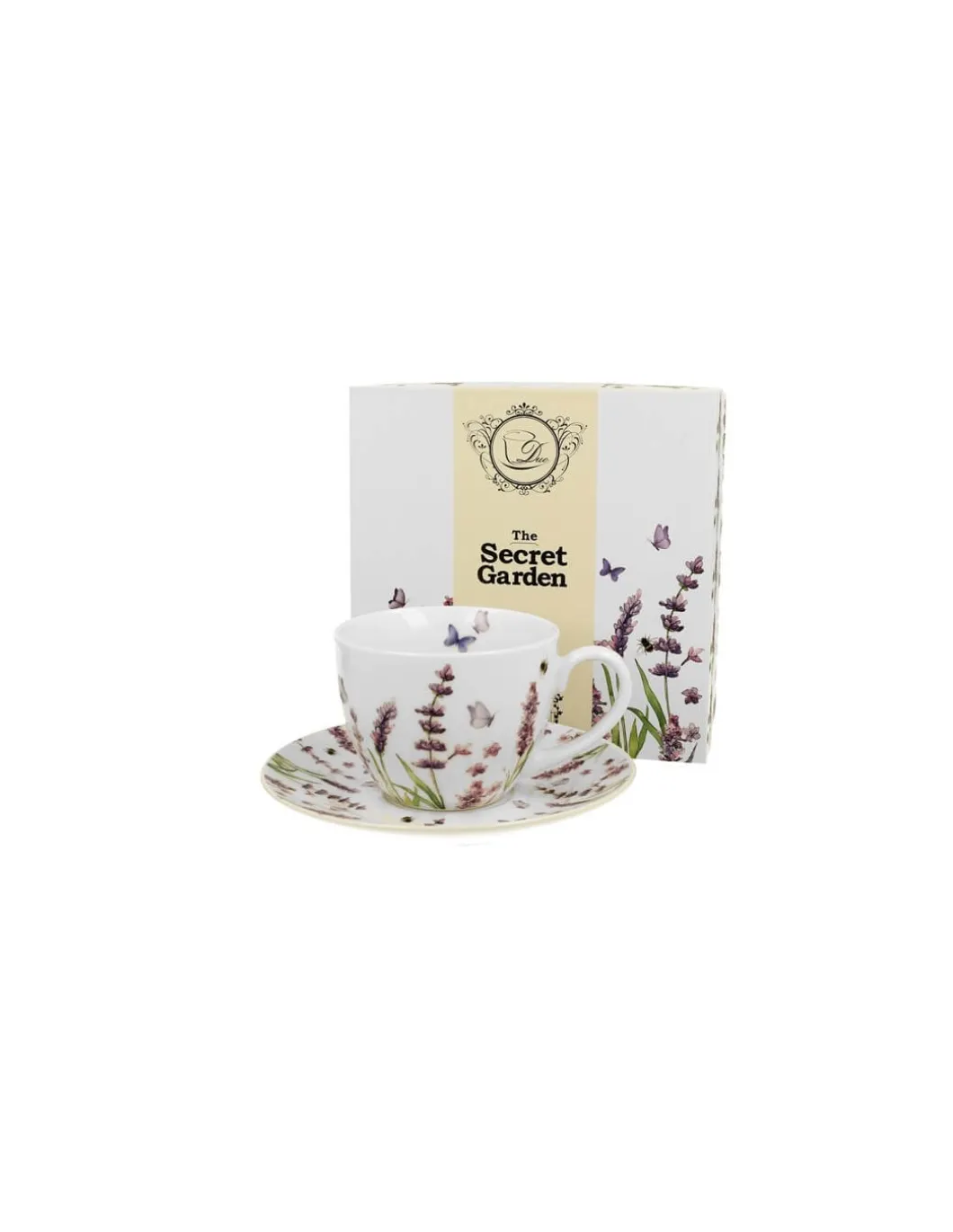 Tazza Da Tè Con Piattino Lavanda
