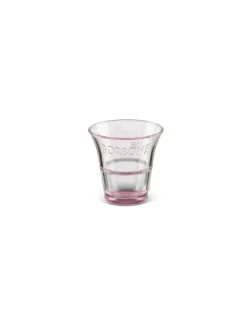 Tazzine Bicchierino Caffè Borbone in vetro Rosa