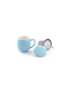 Tisaniera Azzurra Con Filtro Inox