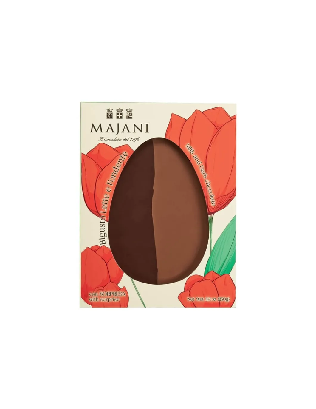 Uovo Platò Bigusto Con Finissimo Cioccolato Al Latte Extra E Finissimo Cioccolato Fondente Extra